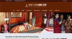 Desktop Screenshot of bongthomhomestay.com